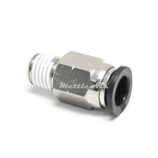 Compact Push to Connect Straight Fitting 4 mm OD - 1/8 NPT Male