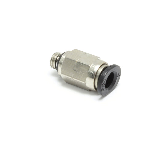 Compact Push to Connect Straight Fitting 6 mm OD - 10-32 UNF Male