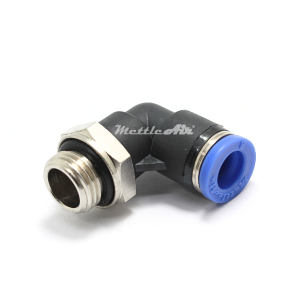 Push to Connect 90 Elbow Fitting 10 mm OD - 1/4" BSPP (G) Male