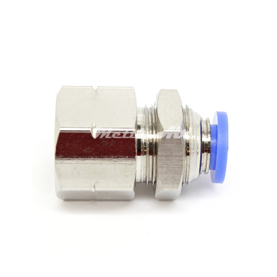 Push to Connect Straight Bulkead Female 4 mm OD - 1/8" NPT Female