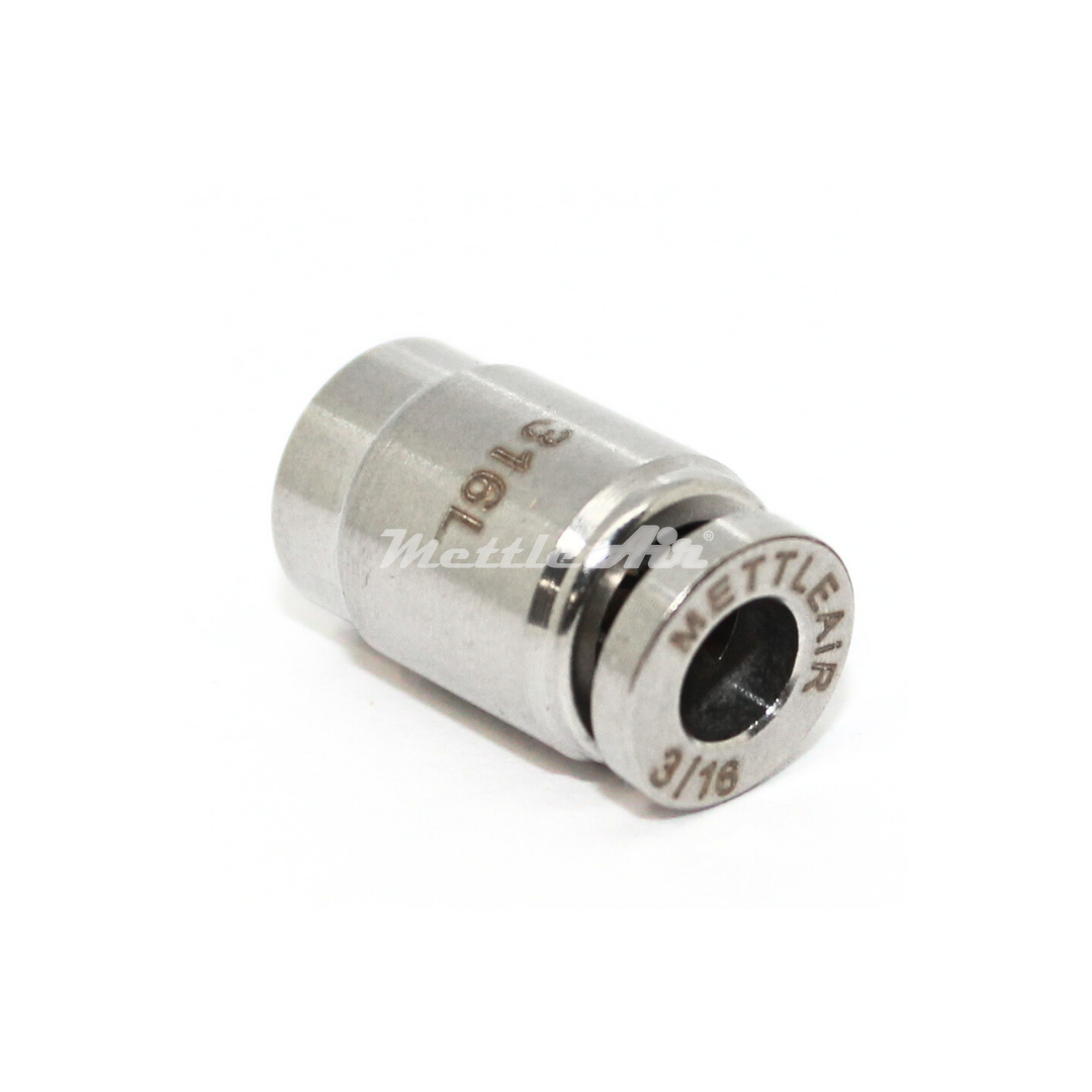 316L Stainless Steel Push To Connect Push Cap 12 mm OD