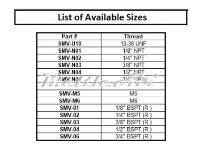 SS316L Filter Wire Mesh 110 microns / Vent Protector 3/8" BSPT (R)