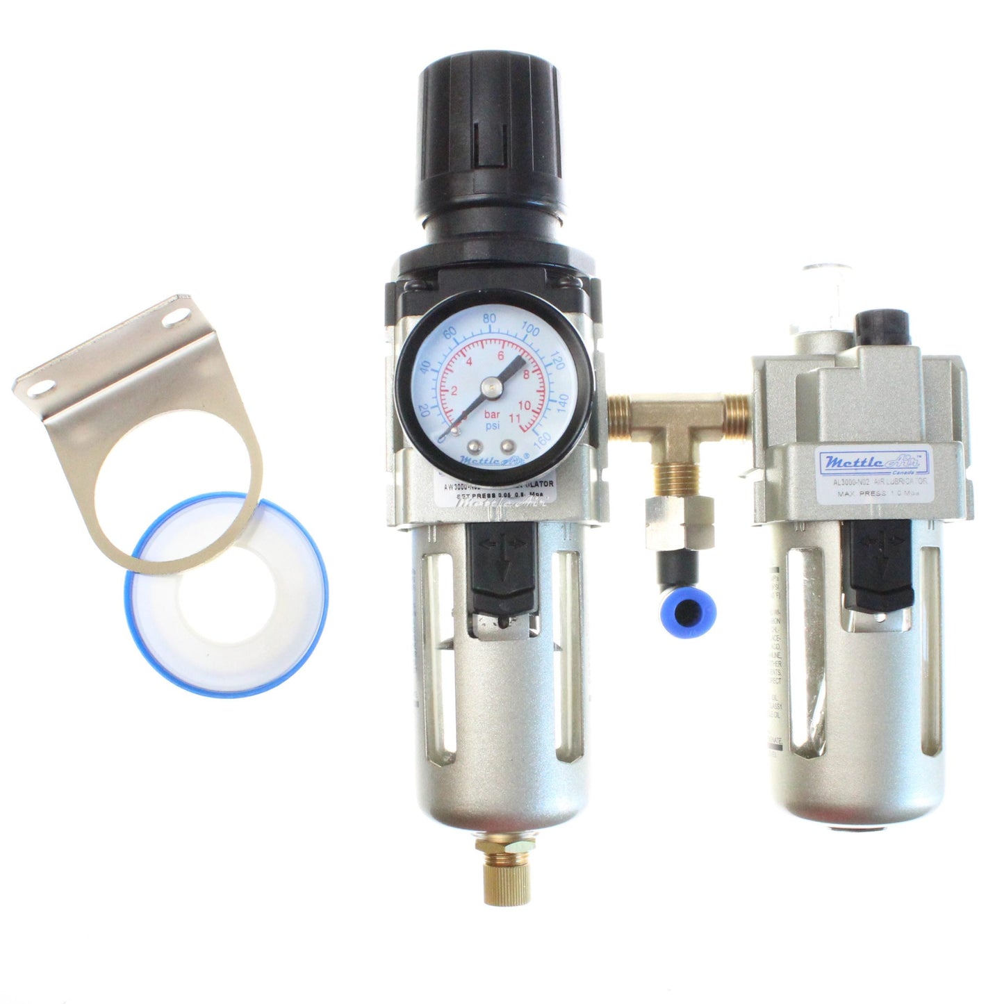 UNIVERSAL 1/4" NPT Tire Changer/Bead Breaker Filter Regulator MettleAir ATC3000-N02